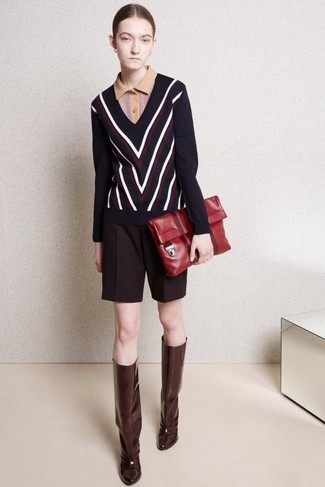 Short en laine rouge Vivienne Westwood