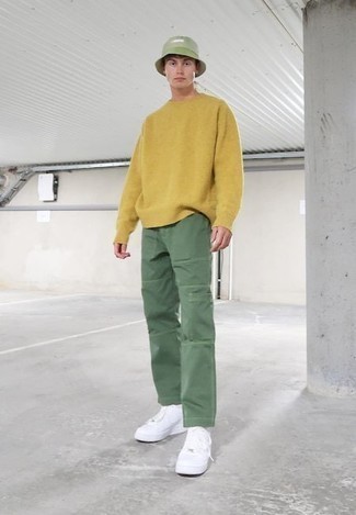 Pantalon cargo vert No.21