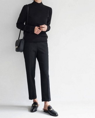 Pantalon de costume noir Isabel Marant