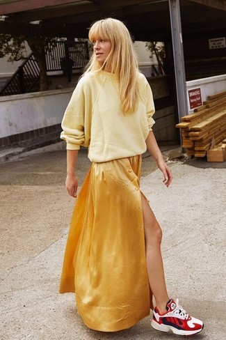 Pull surdimensionné jaune Givenchy