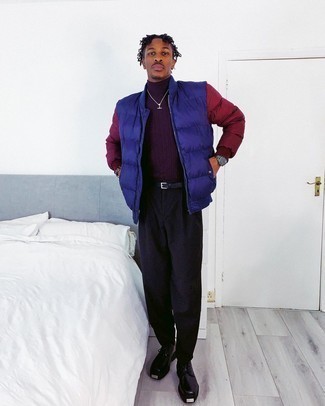 Comment porter un blouson aviateur pourpre