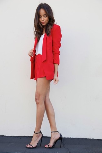 Comment porter un blazer rouge