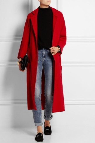 Comment porter un manteau rouge