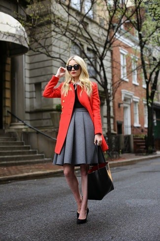Comment porter un manteau rouge