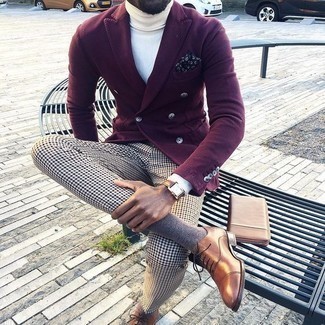Comment porter un blazer croisé rouge au printemps