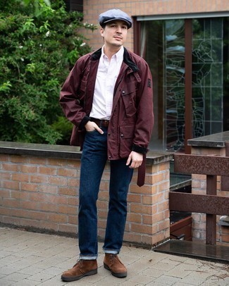 Comment porter une veste style militaire rouge
