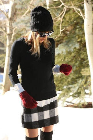 Comment porter des gants rouges