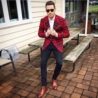 Comment porter une veste rouge