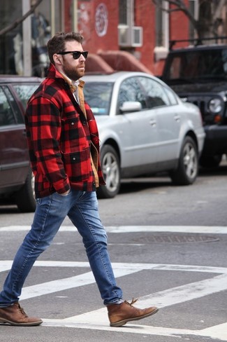 Comment porter une veste rouge