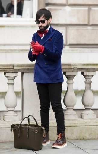 Comment porter des gants en cuir rouges