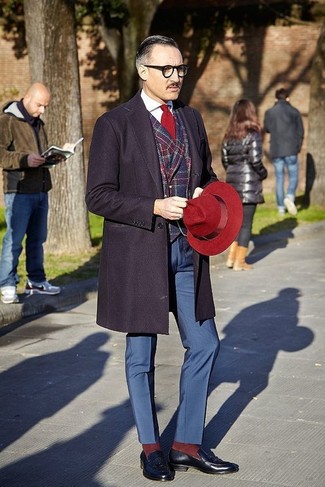Comment porter une veste écossaise rouge