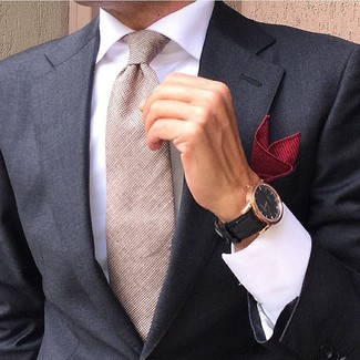 Comment porter une pochette de costume rouge