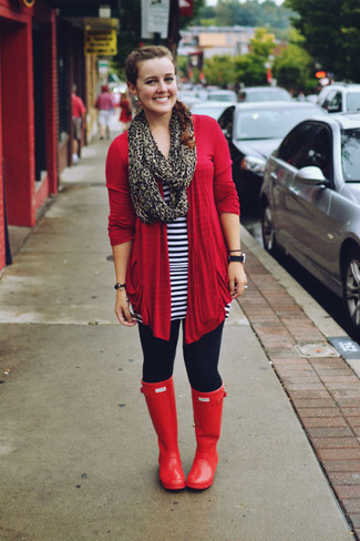 Comment porter des bottes de pluie rouges