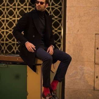 Comment porter des chaussettes rouges quand il fait froid
