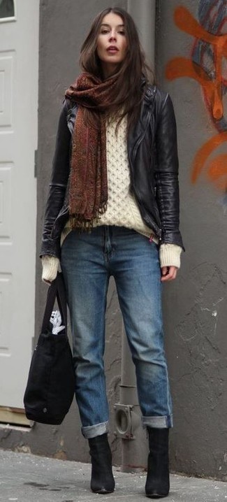 Comment porter une écharpe pour un style decontractés quand il fait frais