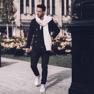 Comment porter une écharpe pour un style decontractés quand il fait froid
