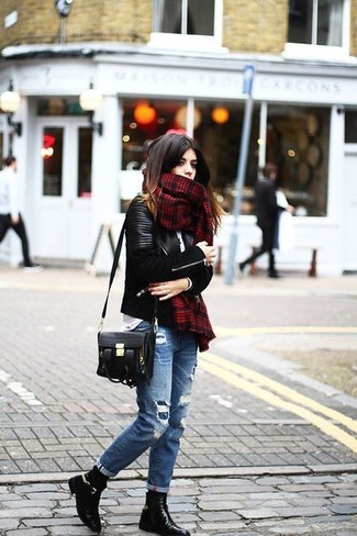 Comment porter une écharpe pour un style decontractés quand il fait frais