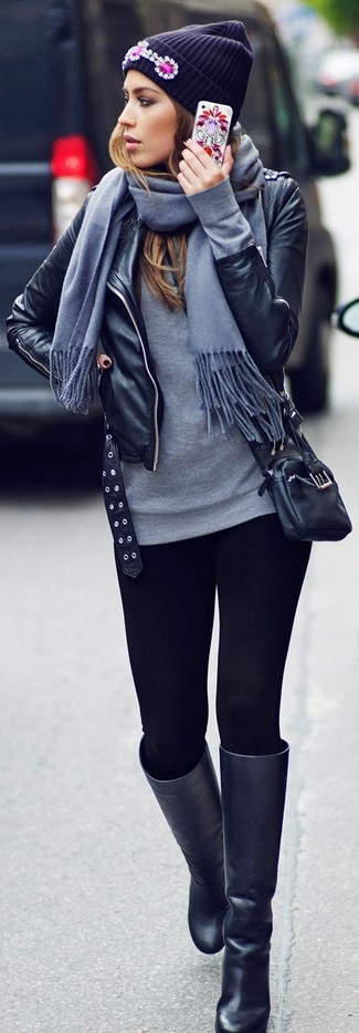 Comment porter une écharpe pour un style decontractés quand il fait frais