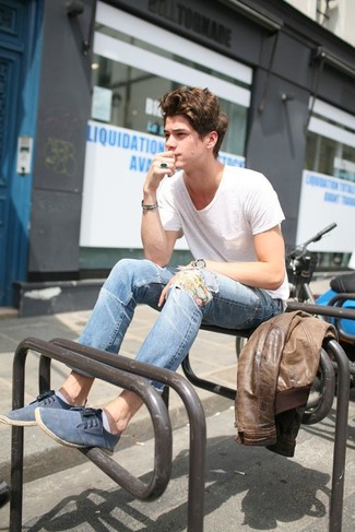 Comment porter un jean skinny quand il fait très chaud