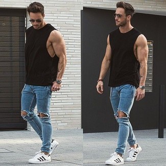 Comment porter un jean skinny quand il fait très chaud