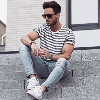 Comment porter un jean skinny quand il fait très chaud