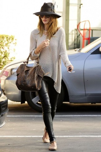 Comment porter un pantalon slim avec des ballerines