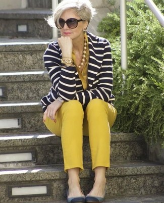 Comment porter un pantalon slim avec des ballerines