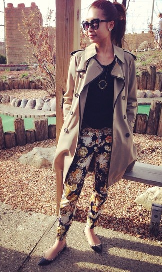 Comment porter un pantalon slim avec des ballerines