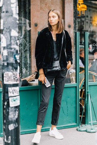 Comment porter des baskets avec une veste quand il fait froid