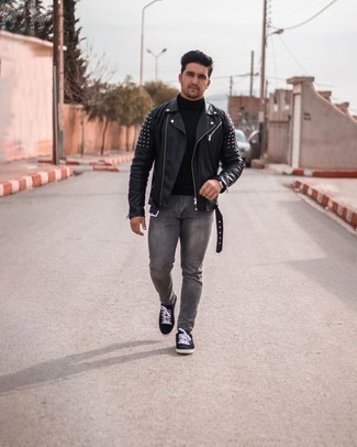 Comment porter une veste à clous quand il fait chaud