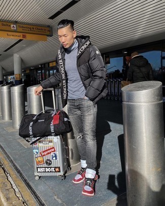 Comment porter une valise pour un style decontractés quand il fait frais