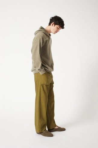Pantalon chino olive Engineered Garments