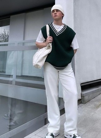 Comment porter un pull en v sans manches à l'adolescence