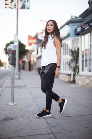 Comment porter un pantalon de jogging au printemps