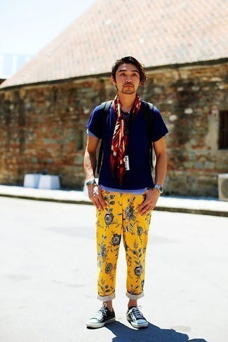 Pantalon moutarde Dolce & Gabbana