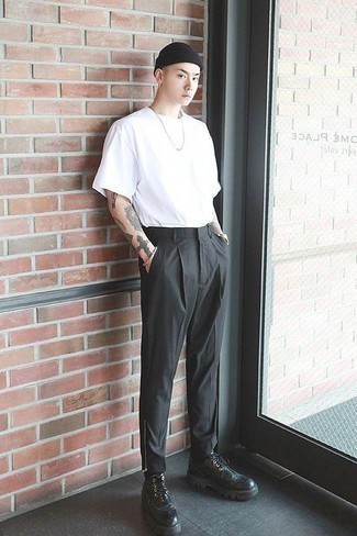 Pantalon chino gris foncé Dolce & Gabbana