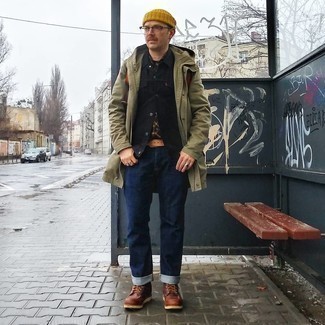 Comment porter une ceinture marron clair en hiver