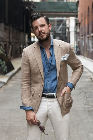 Comment porter un blazer marron clair