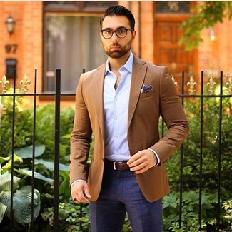 Comment porter un blazer marron clair