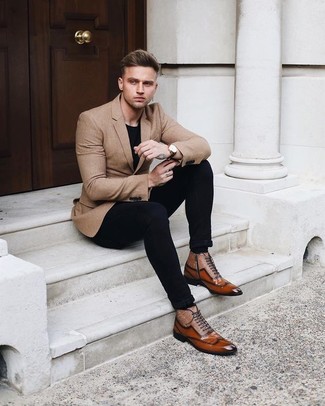 Comment porter un blazer marron clair