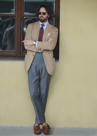 Comment porter un blazer marron clair
