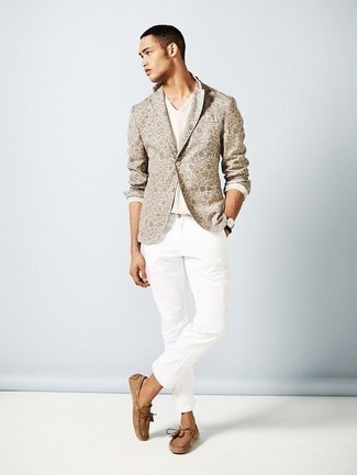 Comment porter un blazer marron clair