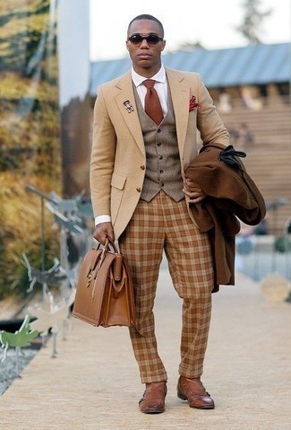 Comment porter un blazer marron clair