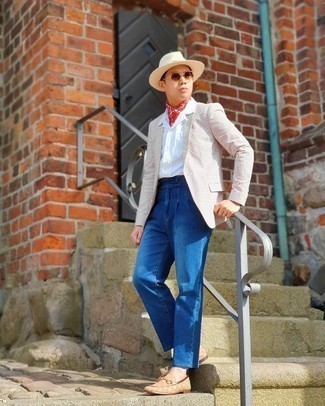 Comment porter un blazer marron clair