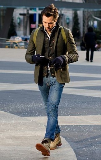 Comment porter des bottes en toile marron clair