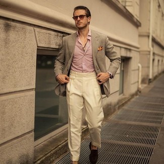 Comment porter un blazer à carreaux marron clair