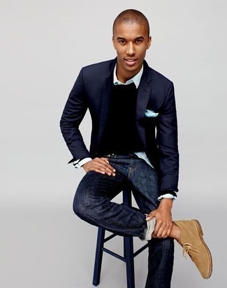 Comment porter des bottines chukka marron clair en automne