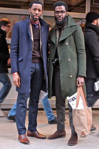 Comment porter une veste marron clair quand il fait frais
