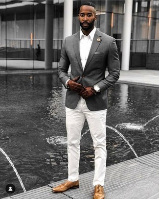 Comment porter des chaussures brogues en cuir marron clair pour un style chic decontractés