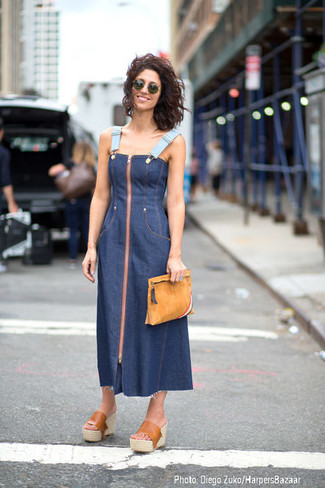 Comment porter des mules en cuir marron clair